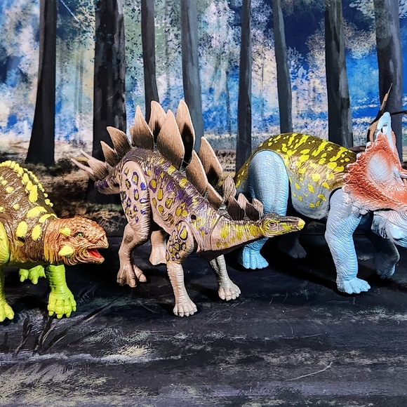 3- Lot Kid Galaxy Dinosaurs - Picture 3 of 7